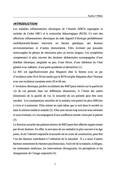 Troubles sexuels et maladies inflammatoires chroniques de l'intestin