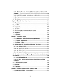 Développement et aménagement urbains au Cameroun