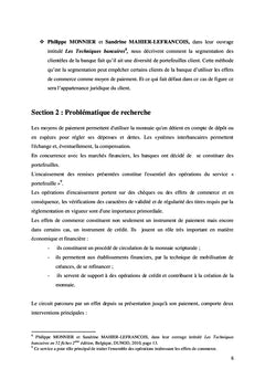 Les opérations bancaires locales: le traitement des effets de commerce
