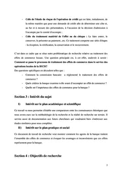 Les opérations bancaires locales: le traitement des effets de commerce
