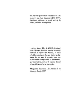 Lettres à Euphrosyne, Zoé et Marie Dragoumis
