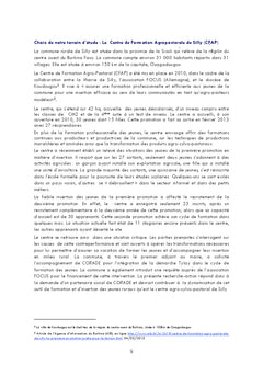 Formation et insertion des jeunes dans les métiers agricoles