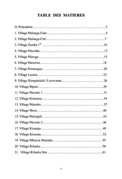 Monographie des villages axe Mpete
