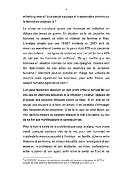 Violences sexuelles ou sexospécifiques en RD Congo?