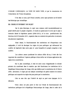 Fonctionnement des institutions politiques de la R.D.Congo