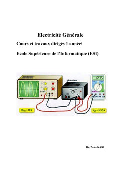 Electricite Generale Cours et Travaux Diriges