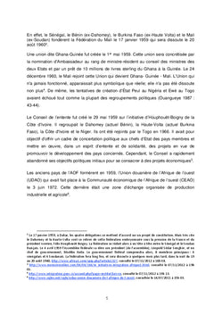 L'union monétaire entre pacte colonial et velléités de gestion