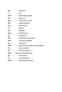 Association maladie de Biermer et autres maladies auto-immunes à Dakar