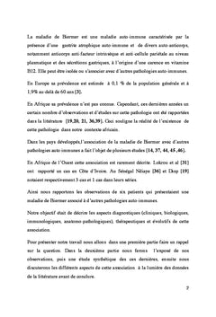 Association maladie de Biermer et autres maladies auto-immunes à Dakar