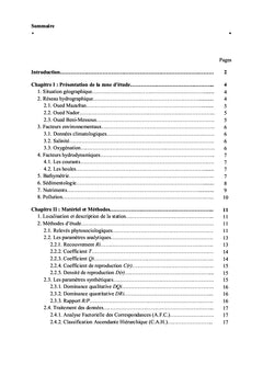 Contribution A L'etude Du Peuplement Algal De La Baie De Bou-Ismail