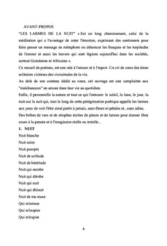 Recueil de Poèmes