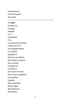 Recueil de Poèmes