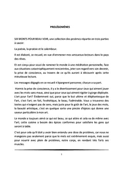 Six Monts Pour Beau Voir