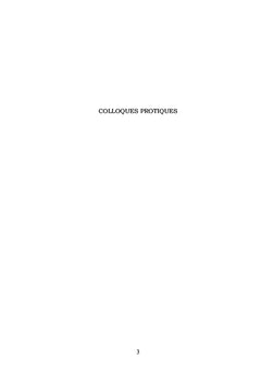 Les Colloques Intérieurs