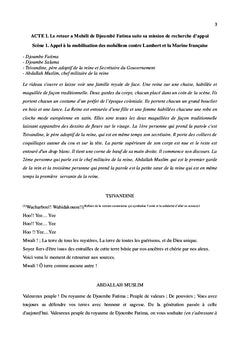 La Régence de Djoumbe Fatima