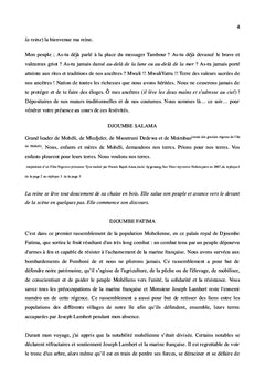 La Régence de Djoumbe Fatima