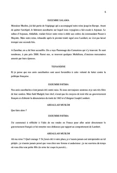 La Régence de Djoumbe Fatima