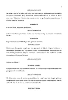La Régence de Djoumbe Fatima