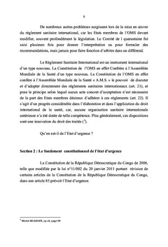 Coronavirus et les Droits de l'Homme
