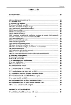 LES DÉCÈS EN ALGÉRIE