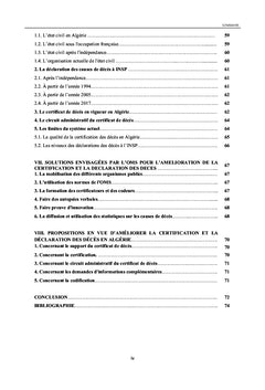 LES DÉCÈS EN ALGÉRIE