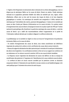 LES DÉCÈS EN ALGÉRIE