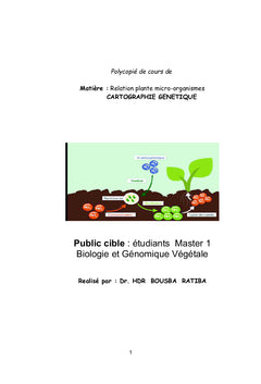 Polycopié cours relation plante micro organismes