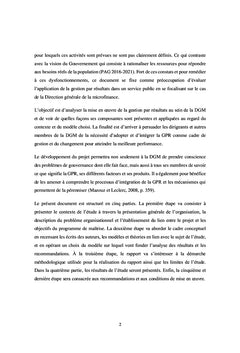 La gestion intégrée par résultats