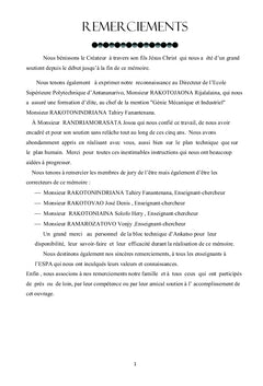 Conception et réalisation d'un rouleau presseur pour le briquetage de poudre de charbon