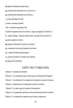 Conception et réalisation d'un rouleau presseur pour le briquetage de poudre de charbon
