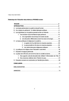 Culture et Savoir