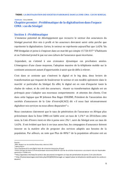 La digitalisation des sociétés d'assurance dans la zone CIMA