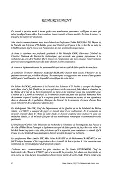 Environnement Marin et Valorisation des Ressources