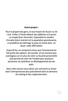 L'ABC DE LA CRYPTOMONNAIE ET DU TRADING