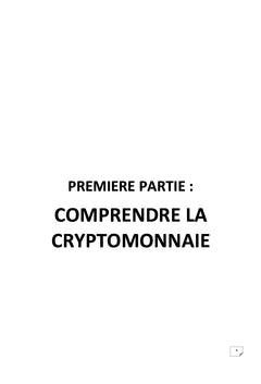 L'ABC DE LA CRYPTOMONNAIE ET DU TRADING