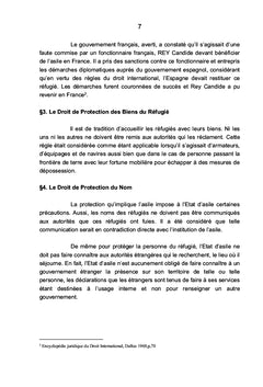Droits et Devoirs des réfugiés en droit international public