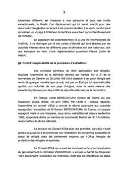 Droits et Devoirs des réfugiés en droit international public