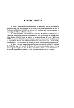 L'encadrement juridique de l'Aval des Hydrocarbures