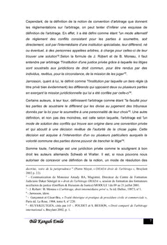 Le système d'arbitrage issu de l'OHADA
