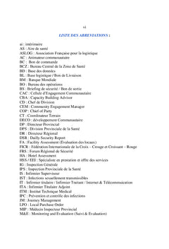 Rapport de stage de fin de la formation en Gestion de la logistique
