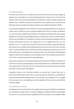 Du Burkholderia pseudo mallei à la Mélioïdose