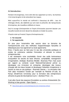Les Bases de l'Entrepreneuriat, cas pratique