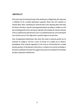 Theorie d'obsolesence des donnees numeriques