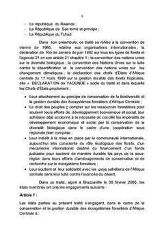 Droit International de l'Environnement et Contentieux du Bassin du Congo