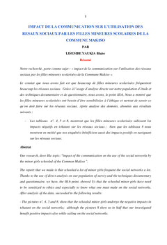 La Communication et la Documentation