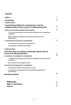 Protection du consommateur et réseaux de télécom