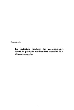 Protection du consommateur et réseaux de télécom