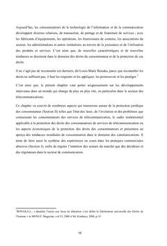 Protection du consommateur et réseaux de télécom