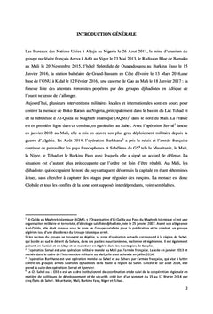 Sécurité et Défense dans l'espace CEDEAO