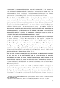 Sécurité et Défense dans l'espace CEDEAO